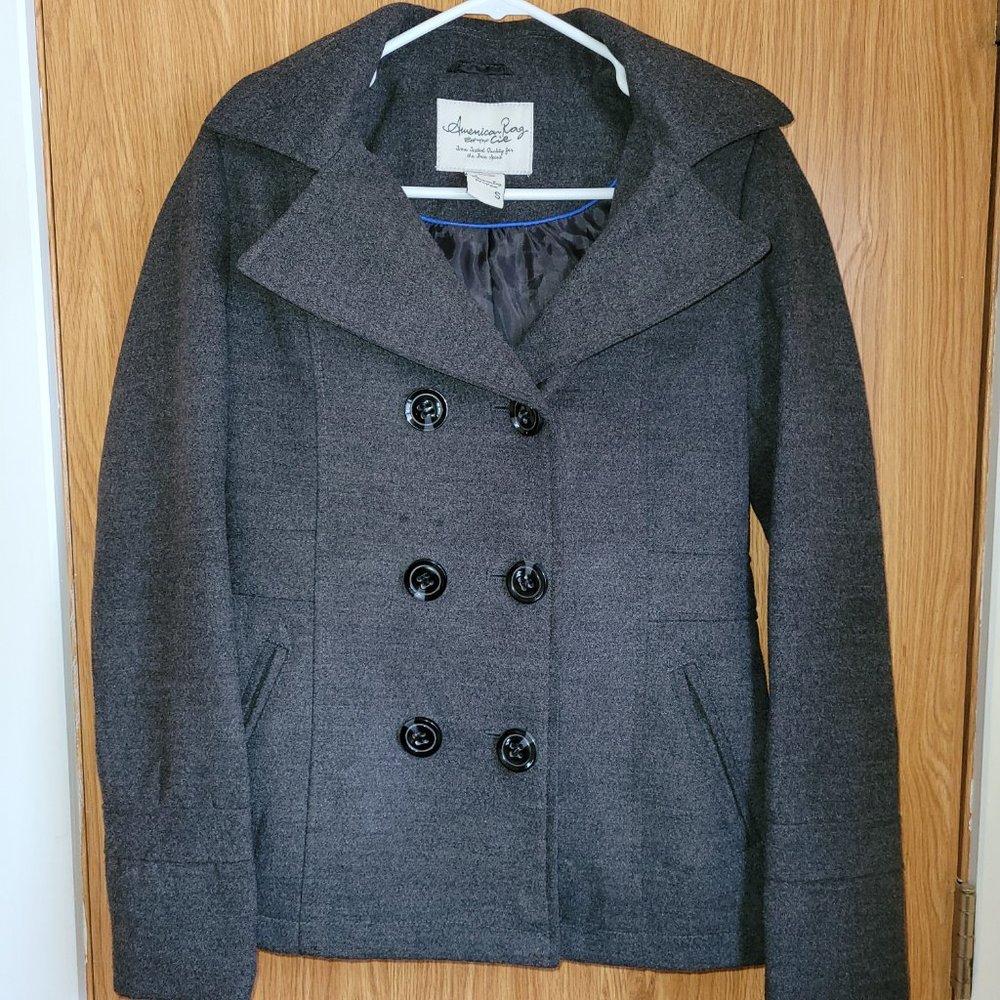 American Rag Junior (size S) Grey Pea Coat